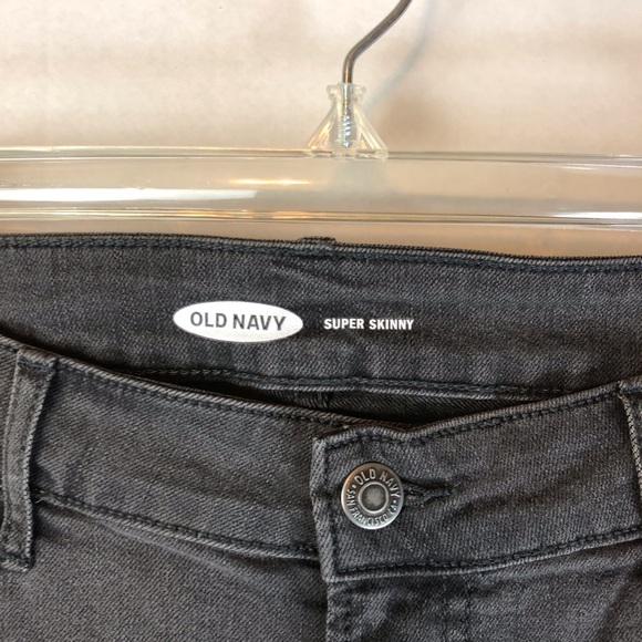 Old Navy Super Skinny Stone Lake Jeans Size 8Tall - Picture 3 of 6